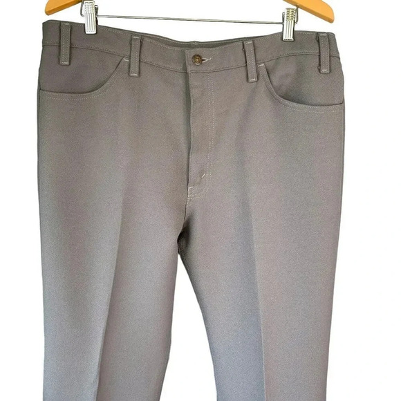 Levi's Vintage 90s Straight Leg Trouser Dress Pants Men Size 40X34 Heather Gray - Picture 3 of 14